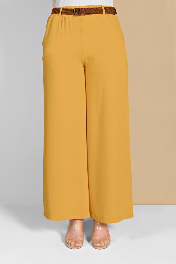 Tesettür giyim  GENİŞ PAÇA PANTOLON 00200 - TRENDTESETTÜR