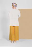 Vêtements hijab JAUNE PANTALON À FLUIDE 00200 