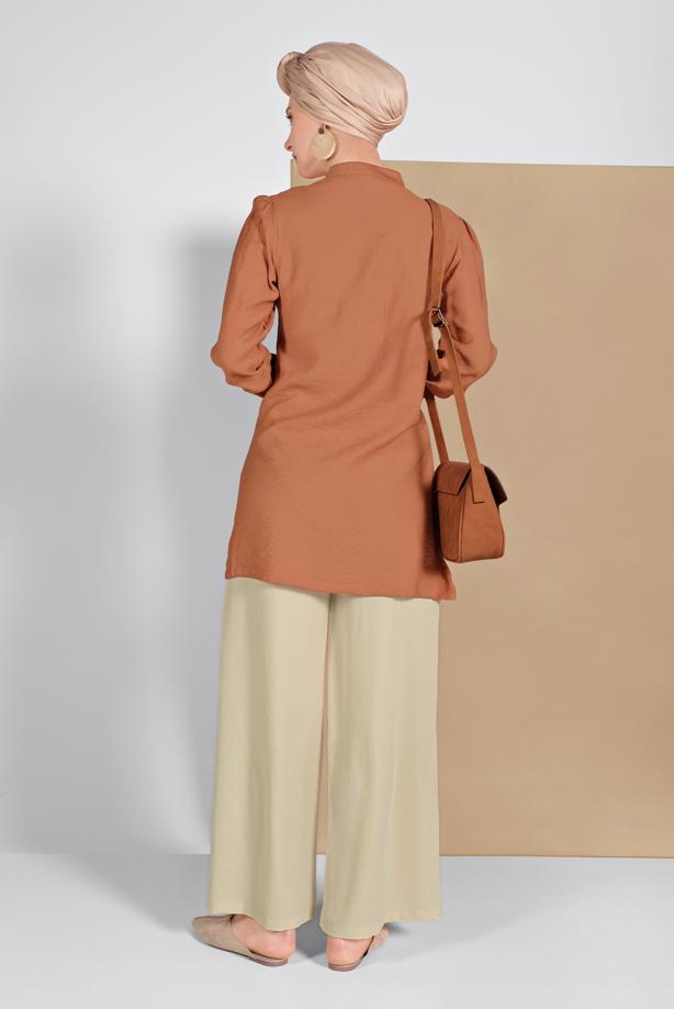 Tesettür giyim  GENİŞ PAÇA PANTOLON 00200 - TRENDTESETTÜR