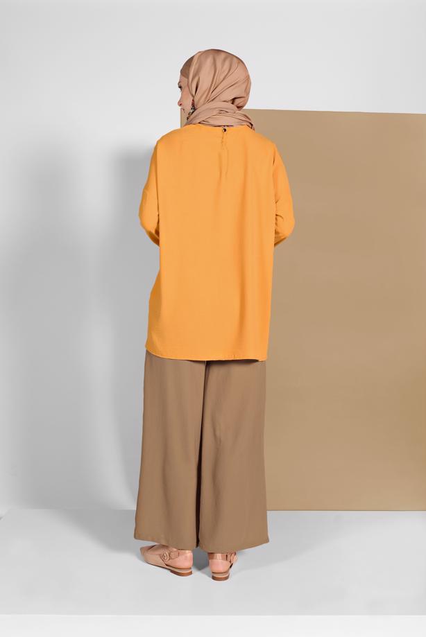 Tesettür giyim  GENİŞ PAÇA PANTOLON 00200 - TRENDTESETTÜR