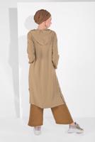 Tesettür giyim TABA GENİŞ PAÇA PANTOLON 00200