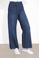 Vêtements hijab BLEU MARINE JEANS À PALAZZO 011 