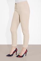 Tesettür giyim BEJ YÜKSEK BEL KLASİK KESİM PANTOLON 69