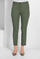 Tesettür giyim HAKİ YÜKSEK BEL KLASİK KESİM PANTOLON 69