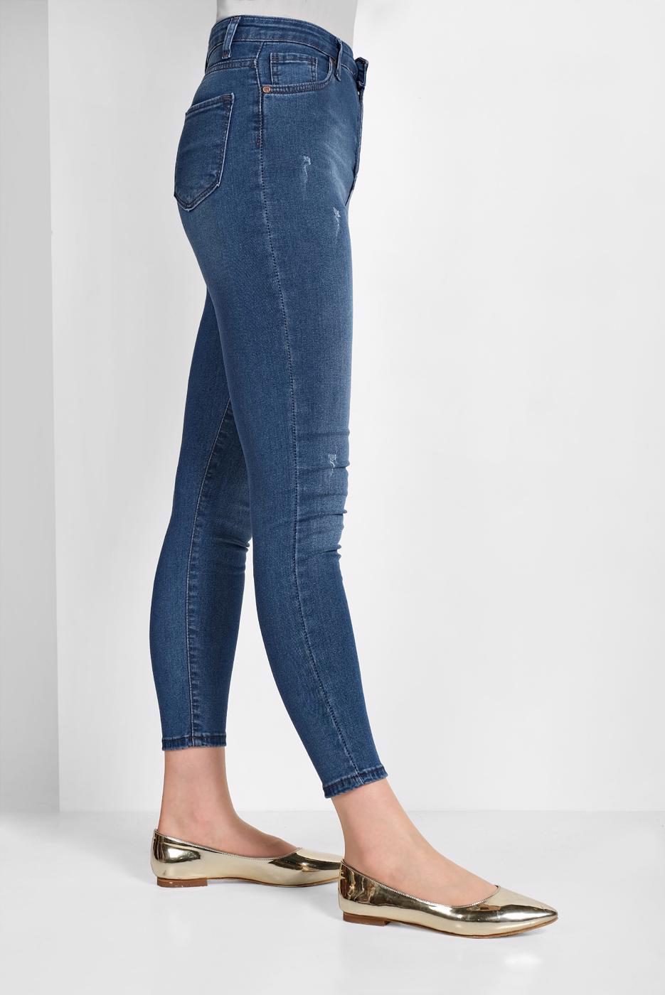 Hijab clothing NAVY BLUE SKINNY JEANS 0103 