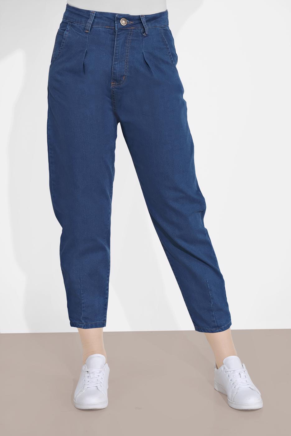 Vêtements hijab BLEU MARINE PANTALON EN JEAN 0105 
