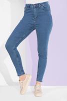 Hijab clothing NAVY BLUE HIGH-WAIST DENIM PANTS 1204 