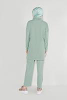 Tesettür giyim YEŞİL BOĞAZLI EŞOFMAN TAKIM 1236