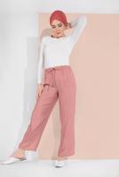 Hijab clothing POWDER ELASTIC-WAIST PANTS 2775 