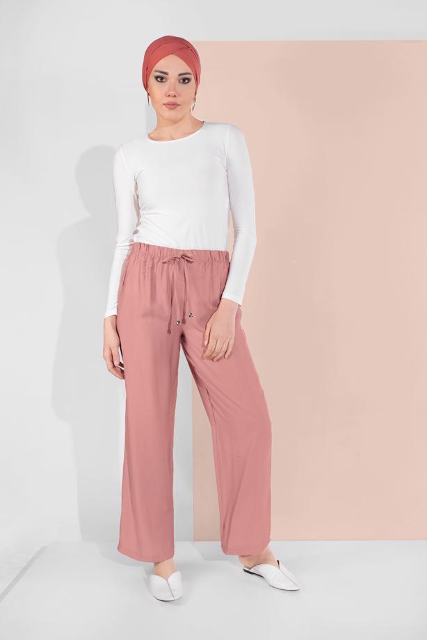 Vêtements hijab  ELASTIC-WAIST PANTS 2775  - TRENDTESETTÜR