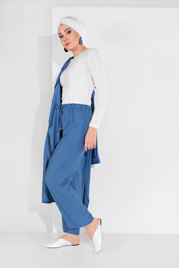 Vêtements hijab  ELASTIC-WAIST PANTS 2775  - TRENDTESETTÜR
