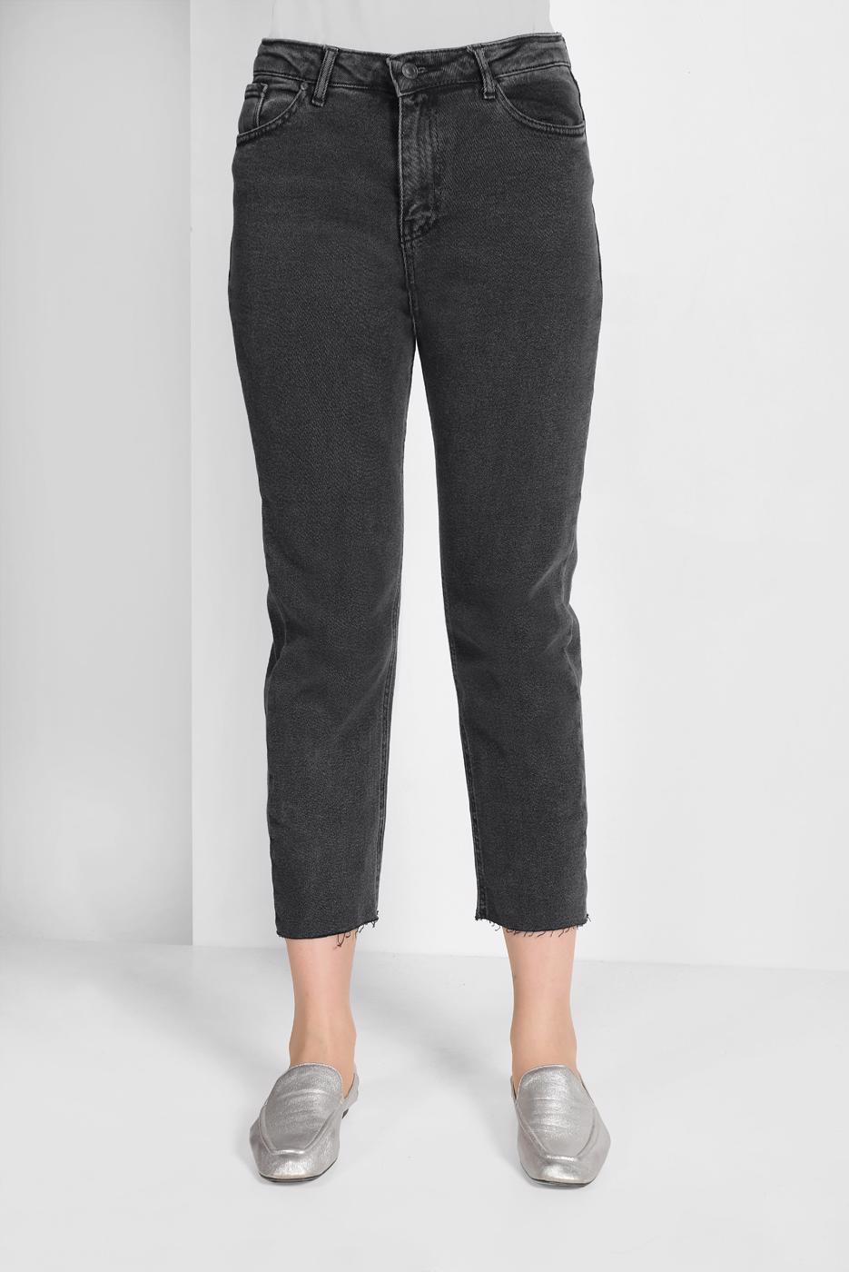 Tesettür giyim GRİ DENİM PANTOLON 4008