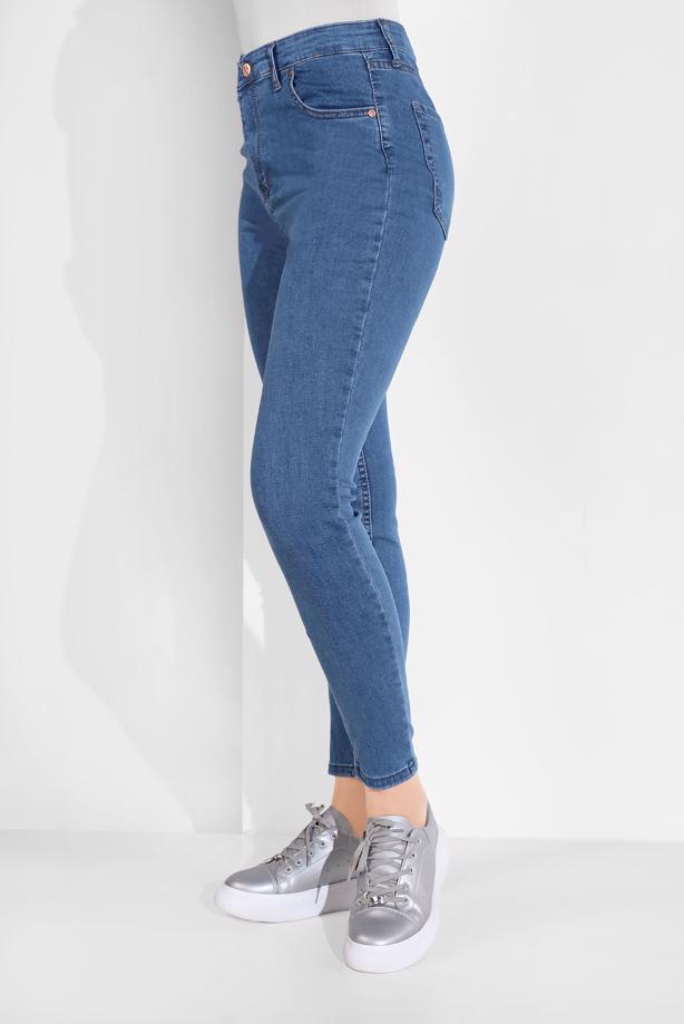 Hijab clothing  HIGH-WAIST DENIM PANTS 5204  - TRENDTESETTÜR