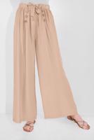 Vêtements hijab BEIGE PALAZZO BOUTONNÉ 6504 