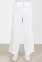 Tesettür giyim KREM ALVİNA GENİŞ PAÇA PANTOLON 70072 