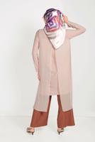 Tesettür giyim KAHVE ALVİNA GENİŞ PAÇA PANTOLON 70072 