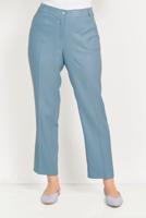 Tesettür giyim MAVİ ALVİNA DÜĞMELİ FERMUARLI PANTOLON 70079 