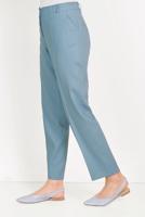 Tesettür giyim MAVİ ALVİNA DÜĞMELİ FERMUARLI PANTOLON 70079 