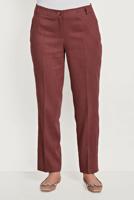 Tesettür giyim KAHVE ALVİNA DÜĞMELİ FERMUARLI PANTOLON 70079 