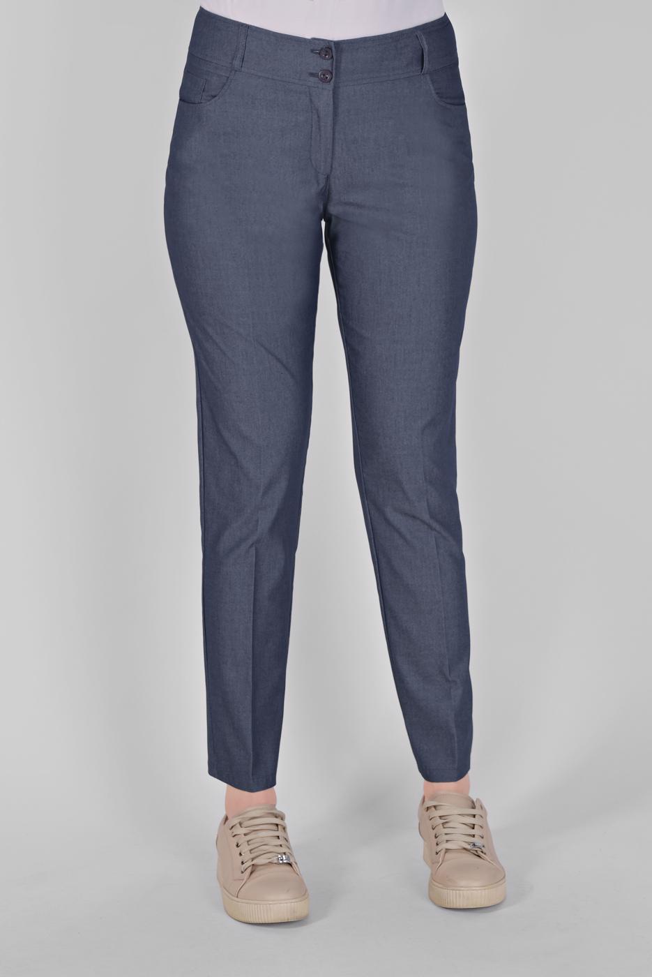 Tesettür giyim LACİVERT ALVİNA DAR PAÇA PANTOLON 70090 