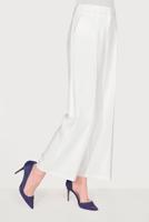 Tesettür giyim KREM ALVİNA YÜKSEK BEL PANTOLON 70095 