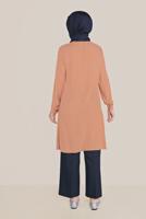 Tesettür giyim LACİVERT ALVİNA YÜKSEK BEL PANTOLON 70095 