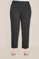 Tesettür giyim SİYAH ALVİNA ARA BEL HAVUÇ PANTOLON 70098 