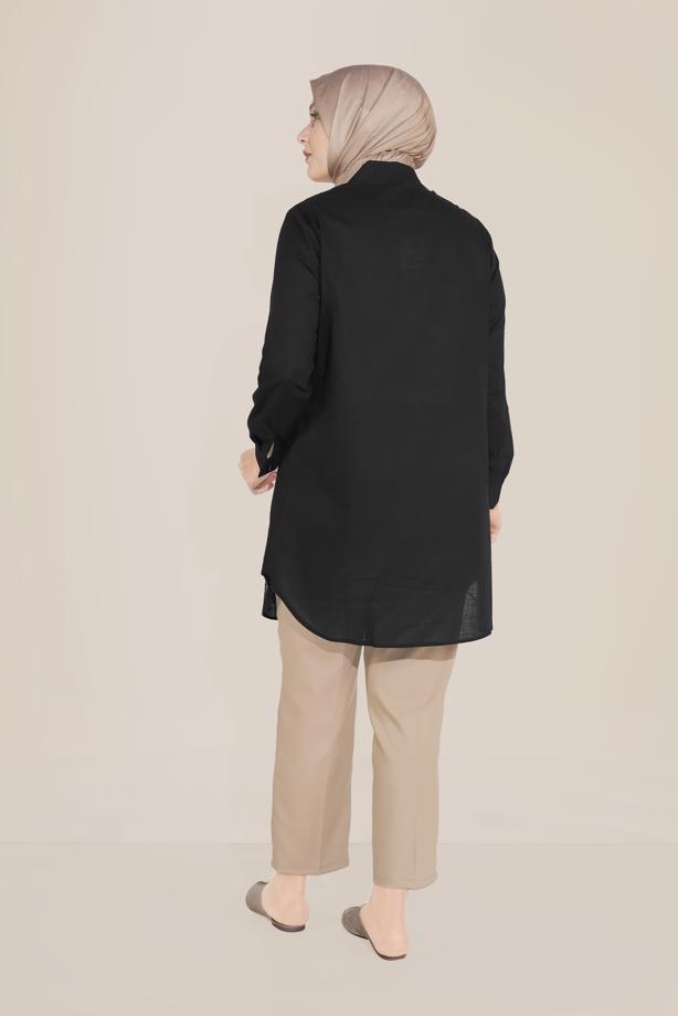 Vêtements hijab BEIGE ALVİNA PANTALON COUPE CAROTTE TAILLE MOYENNE 70098 - TRENDTESETTÜR