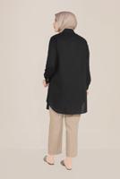 Tesettür giyim BEJ ALVİNA ARA BEL HAVUÇ PANTOLON 70098 