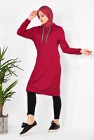 Tesettür giyim SİYAH  ALVİNA DAR PAÇA DENİM PANTOLON 7513 