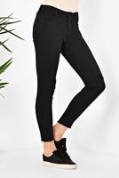 Tesettür giyim SİYAH  ALVİNA DAR PAÇA DENİM PANTOLON 7513 