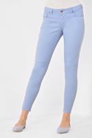 Tesettür giyim MAVİ  ALVİNA DAR PAÇA DENİM PANTOLON 7513 