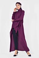 Tesettür giyim LACİVERT ALVİNA YÜKSEK BEL KLASİK PANTOLON 7533