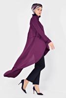 Tesettür giyim LACİVERT ALVİNA YÜKSEK BEL KLASİK PANTOLON 7533