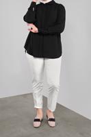 Hijab clothing CREAM ALVINA MID-RISE SLACKS 7537