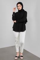 Hijab clothing CREAM ALVINA MID-RISE PANTS 7537