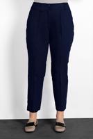 Vêtements hijab BLEU MARINE ALVINA PANTALON EN COUTIL À TAILLE MI-HAUTE 7537 