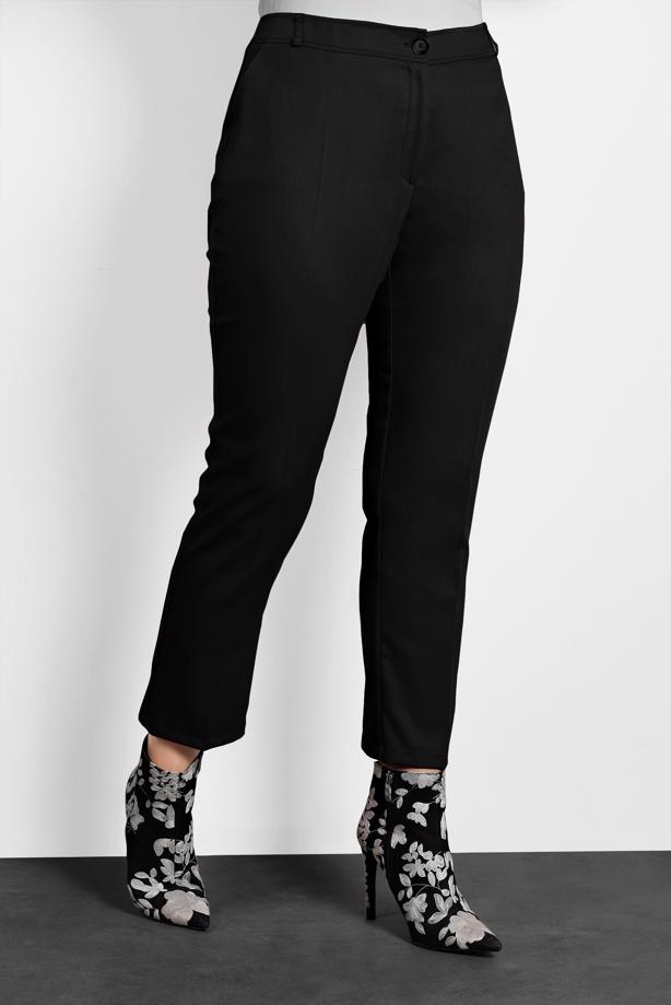 Vêtements hijab NOIR ALVINA PANTALON EN COUTIL À MI-TAILLE 7540 - TRENDTESETTÜR