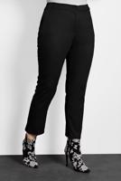 Hijab clothing BLACK ALVINA MID-RISE PONTE-KNIT PANTS 7540
