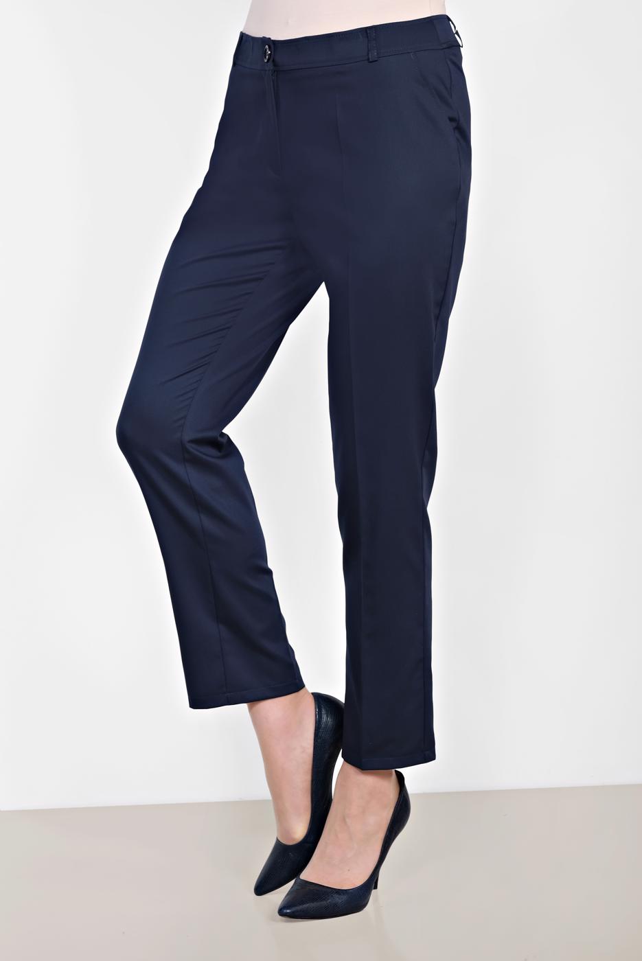 Vêtements hijab BLEU MARINE ALVINA PANTALON EN COUTIL À MI-TAILLE 7540