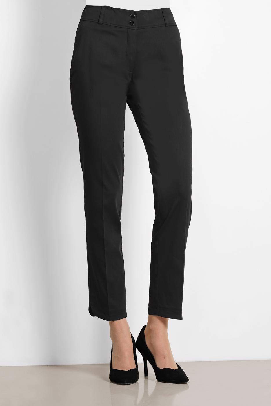 Tesettür giyim SİYAH ALVİNA YÜKSEK BEL PANTOLON 7555