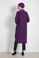 Tesettür giyim SİYAH ALVİNA YÜKSEK BEL PANTOLON 7555