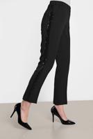 Tesettür giyim SİYAH ALVİNA PUL PAYET ŞERİT  DETAYLI PANTOLON 7565