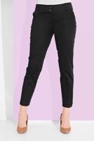 Tesettür giyim SİYAH ALVİNA BİLEK KISMI YIRTMAÇLI PANTOLON 7575