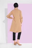 Tesettür giyim SİYAH ALVİNA BİLEK KISMI YIRTMAÇLI PANTOLON 7575