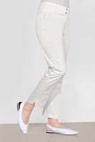 Tesettür giyim KREM ALVİNA BİLEK KISMI YIRTMAÇLI PANTOLON 7575