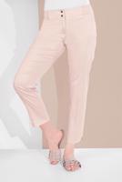 Tesettür giyim BEJ ALVİNA BİLEK KISMI YIRTMAÇLI PANTOLON 7575