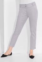 Tesettür giyim GRİ ALVİNA BİLEK KISMI YIRTMAÇLI PANTOLON 7575