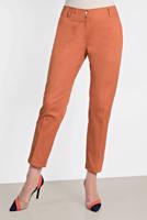 Tesettür giyim TURUNCU ALVİNA BİLEK KISMI YIRTMAÇLI PANTOLON 7575