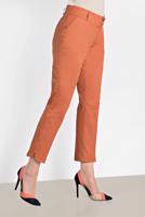 Tesettür giyim TURUNCU ALVİNA BİLEK KISMI YIRTMAÇLI PANTOLON 7575